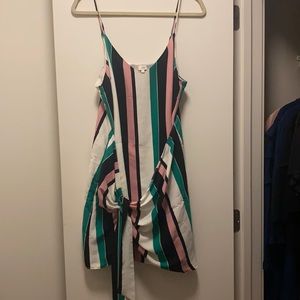 River Island watermelon mini dress